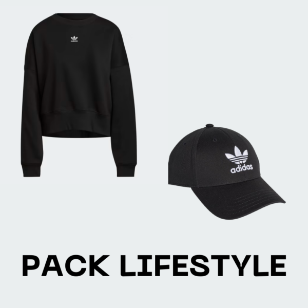 Pack Lifestyle Adidas - Style décontracté et confort emblématique pour une touche sportive au quotidien.